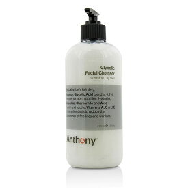 アンソニー ロジスティックスフォーメン グリコリックフェイシャルクレンザー 473ml Anthony Logistics For Men Glycolic Facial Cleanser 473ml 送料無料 【楽天海外通販】