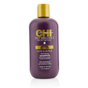 �`�B�[ �f�B�[�v�u�����A���X �I���[�u&���m�C �j���[�g�����C�W���O �V�����v�[ 355ml CHI Deep Brilliance Olive &Monoi Neutralizing Shampoo 355ml �������� �y�y�V�C�O�ʔ́z