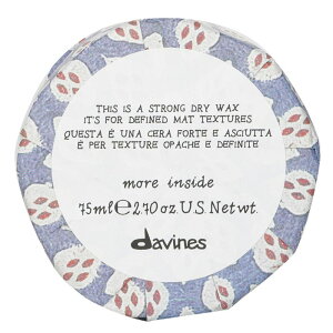 _BlX ACTCh fBXCYAXgOhCbNX (}bgeNX`[) 75ml Davines More Inside This Is A Strong Dry Wax (For Defined Mat Textures) 75ml  yyVCOʔ́z