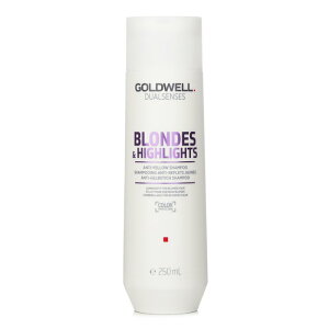 ゴールドウェル デュアルセンス ブロンド&ハイライト イエローシャンプー (ブロンドヘア用) 250ml Goldwell Dual Senses Blondes &Highlights An.-Yellow Shampoo (Luminosity For Blonde Hair) 250ml 送料無料 【楽天海外
