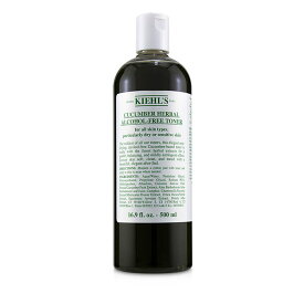キールズ キュカンバーハーバルアルコールフリートナー ( 乾燥・敏感肌 ) 500ml Kiehl's Cucumber Herbal Alcohol-Free Toner - For Dry or Sensitive Skin Types 500ml 送料無料 【楽天海外通販】