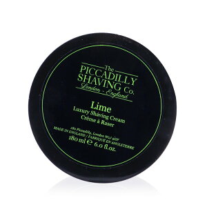 U sJf[ VF[rOJpj[ Lime Luxury Shaving Cream 180gThe Piccadilly Shaving Co. Lime Luxury Shaving Cream 180g  yyVCOʔ́z