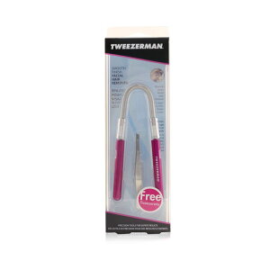 cB[U[} X[XtBjbV tFCVwA[o[ sN (XeXXgsZbgt) 2pcsTweezerman Smooth Finish Facial Hair .r - Pink (With Sless Slant Tweezerette) 2pcs  y