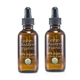ジョンマスターオーガニック 100% Argan Oil AO Duo Pack 2x59ml John Masters Organics 100% Argan Oil AO Duo Pack 2x59ml 送料無料 【楽天海外通販】