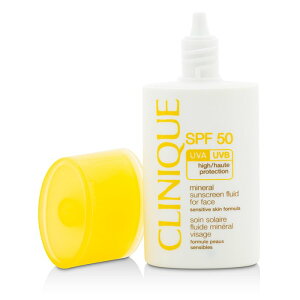 �N���j�[�N �~�l���� �T���X�N���[�� �t���C�h For �t�F�C�X SPF 50 - �Z���V�e�B�u �X�L�� �t�H�[�~���� 30ml Clinique Mineral Sunscreen Fluid For Face SPF 50 - Sensitive Skin Formula 30ml �������� �y�y�V�C�O�ʔ�