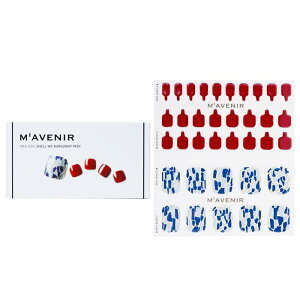 Mavenir Nail Sticker (Patterned) - No. Shell We Burgundy Pedi 36pcsMavenir Nail Sticker (Patterned) - No. Shell We Burgundy Pedi 36pcs �������� �y�y�V�C�O�ʔ́z
