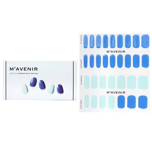 Mavenir Nail Sticker (Blue) - No. Washing Blue Jean Nail 32pcsMavenir Nail Sticker (Blue) - No. Washing Blue Jean Nail 32pcs �������� �y�y�V�C�O�ʔ́z