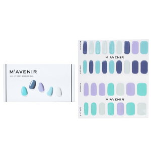 Mavenir Nail Sticker (Blue) - No. Mint Berry Me Nail 32pcsMavenir Nail Sticker (Blue) - No. Mint Berry Me Nail 32pcs �������� �y�y�V�C�O�ʔ́z