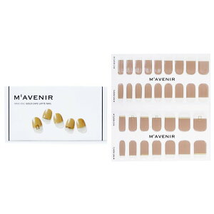 Mavenir Nail Sticker (Brown) - No. Gold Cafe Latte Nail 32pcsMavenir Nail Sticker (Brown) - No. Gold Cafe Latte Nail 32pcs �������� �y�y�V�C�O�ʔ́z