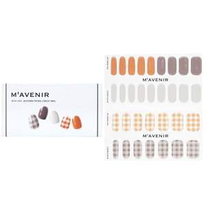 Mavenir Nail Sticker (Patterned) - No. Autumn Picnic Check Nail 32pcsMavenir Nail Sticker (Patterned) - No. Autumn Picnic Check Nail 32pcs  yyVCOʔ́z