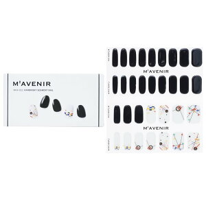 Mavenir Nail Sticker (Black) - No. Kandinsky Segment Nail 32pcsMavenir Nail Sticker (Black) - No. Kandinsky Segment Nail 32pcs �������� �y�y�V�C�O�ʔ́z