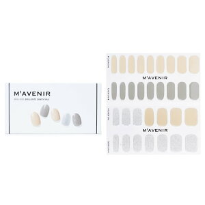 Mavenir Nail Sticker (Assorted Colour) - No. Brillante Sandy Nail 32pcsMavenir Nail Sticker (Assorted Colour) - No. Brillante Sandy Nail 32pcs �������� �y�y�V�C�O�ʔ́z