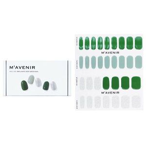 Mavenir Nail Sticker (Green) - No. Brillante Deep Green Nail 32pcsMavenir Nail Sticker (Green) - No. Brillante Deep Green Nail 32pcs  yyVCOʔ́z