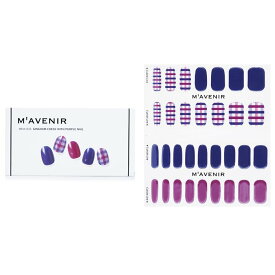 Mavenir Nail Sticker (Patterned) - No. Gingham Check With Purple Nail 32pcsMavenir Nail Sticker (Patterned) - No. Gingham Check With Purple Nail 32pcs 送料無料 【楽天海外通販】