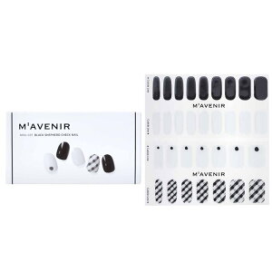 Mavenir Nail Sticker (White) - No. Black Shepherd Check Nail 32pcsMavenir Nail Sticker (White) - No. Black Shepherd Check Nail 32pcs �������� �y�y�V�C�O�ʔ́z