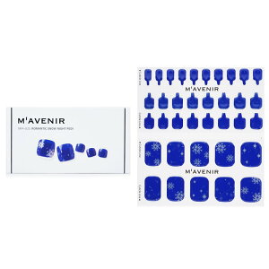 Mavenir Nail Sticker (Blue) - No. RomAn.c Snow Night Pedi 36pcsMavenir Nail Sticker (Blue) - No. RomAn.c Snow Night Pedi 36pcs �������� �y�y�V�C�O�ʔ́z