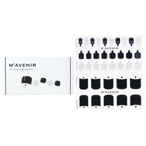 Mavenir Nail Sticker (Black) - No. Black Veil Pedi 36pcsMavenir Nail Sticker (Black) - No. Black Veil Pedi 36pcs  yyVCOʔ́z