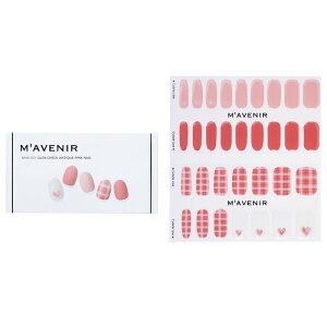 Mavenir Nail Sticker (Pink) - No. Glen Check An.que Pink Nail 32pcsMavenir Nail Sticker (Pink) - No. Glen Check An.que Pink Nail 32pcs �������� �y�y�V�C�O�ʔ́z