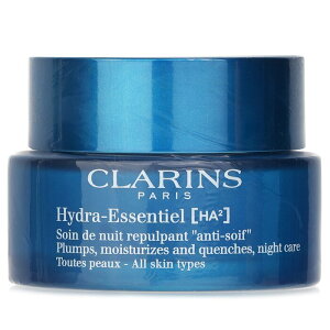 NX Hydra-Essentiel [HA?] Plumps, Moisturizes And Quenches Night Cream (For All Skin) 50ml Clarins Hydra-Essentiel [HA?] Plumps, Moisturizes And Quenches Night Cream (For All Skin) 50ml  yyVCOʔ́z