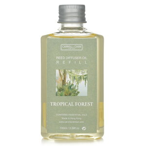 キャンドル・キャロル&チャン Reed Diffuser Refill - No. Tropical Forest 100ml Carroll &Chan Reed Diffuser Refill - No. Tropical Forest 100ml 送料無料 【楽天海外通販】