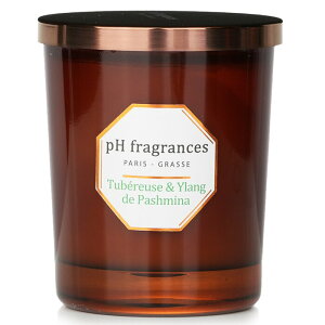 pH fragrances Scented Candle - Tubereuse &Ylang De Pashmina 180gpH fragrances Scented Candle - Tubereuse &Ylang De Pashmina 180g 送料無料 【楽天海外通販】