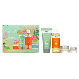 レン Celebrate Your Skin X'mas Set: Cleansing Gel 50ml + AHA Tonic 100ml + Eye Cream 5ml + Day Cream 15ml 4pcsRen Celebrate Your Skin X'mas Set: Cleansing Gel 50ml + AHA Tonic 100ml + Eye Cream 5ml + Day Cream 15ml 4pcs 送料無料 【楽天海外通販】