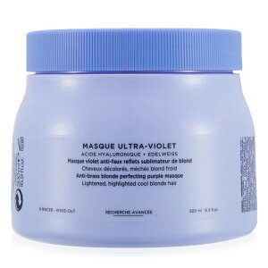 PX^[[ }XN uhAu\ (nCg[EN[uhwAp) 500ml Kerastase Blond Absolu Masque Ultra-Violet Anti-Brass Blonde Perfecting Purple Masque (Lightened Cool Blonde Hair) 500ml  yy