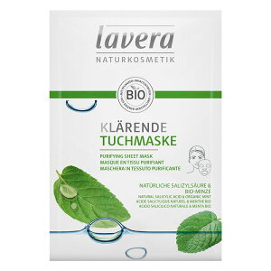 F[ V[g}XN - st@CO (VRT`_  I[KjbN~g) 1sheet Lavera Sheet Mask - Purifying (With Natural Salicylic Acid  Organic Mint) 1sheet  yyVCOʔ́z