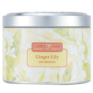 キャンドル・キャロルチャン 100% Beeswax Tin Candle - Ginger Lily (8x6) cm Carroll  Chan 100% Beeswax Tin Candle - Ginger Lily (8x6) cm 送料無料 【楽天海外通販】