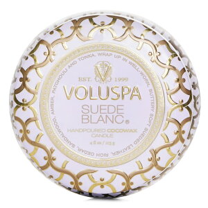 {Xp Mini Tin Candle - Suede Blanc 113g Voluspa Mini Tin Candle - Suede Blanc 113g  yyVCOʔ́z