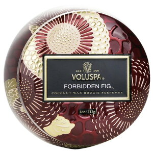 {Xp Mini Tin Candle - Forbidden Fig 113g Voluspa Mini Tin Candle - Forbidden Fig 113g  yyVCOʔ́z