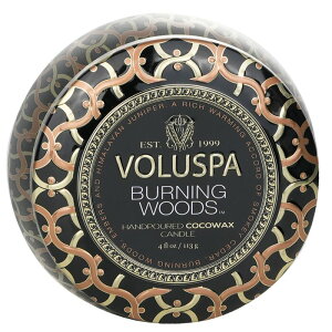 {Xp Mini Tin Candle - Burning Woods 113g Voluspa Mini Tin Candle - Burning Woods 113g  yyVCOʔ́z