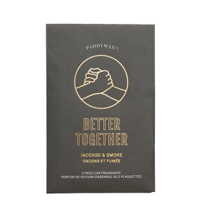 パディワックス Impressions Car Fragrance - Better Together 2packs Paddywax Impressions Car Fragrance - Better Together 2packs 送料無料 【楽天海外通販】