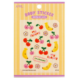 April Korea April Body Sticker - # AT 01 1pc April Korea April Body Sticker - # AT 01 1pc �������� �y�y�V�C�O�ʔ́z