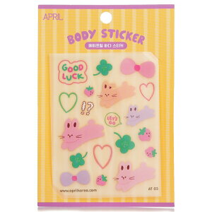 April Korea April Body Sticker - # AT 03 1pc April Korea April Body Sticker - # AT 03 1pc �������� �y�y�V�C�O�ʔ́z