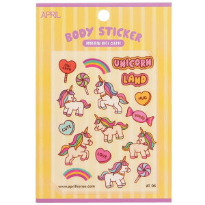 April Korea April Body Sticker - # AT 05 1pc April Korea April Body Sticker - # AT 05 1pc  yyVCOʔ́z