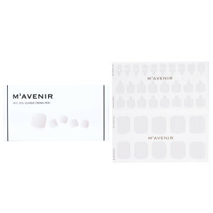 Mavenir Nail Sticker (White) - # Classic Crema Pedi 36pcs Mavenir Nail Sticker (White) - # Classic Crema Pedi 36pcs  yyVCOʔ́z