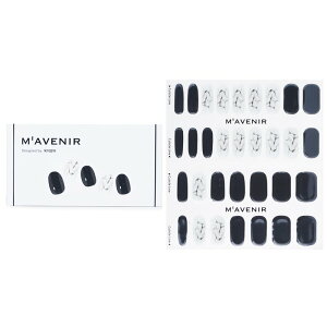 Mavenir Nail Sticker (Black) - # Marble Nail 32pcs Mavenir Nail Sticker (Black) - # Marble Nail 32pcs  yyVCOʔ́z