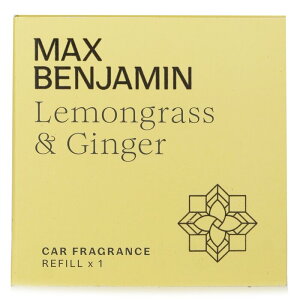 マックス ベンジャミン Car Fragrance Refill - Lemongrass  Ginger 1pc Max Benjamin Car Fragrance Refill - Lemongrass  Ginger 1pc 送料無料 【楽天海外通販】