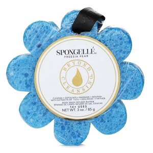 Spongelle Wild Flower Soap Sponge - Freesia Pear (Blue) 1pc Spongelle Wild Flower Soap Sponge - Freesia Pear (Blue) 1pc �������� �y�y�V�C�O�ʔ́z