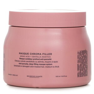 PX^[[ Chroma Absolu Masque Chroma Filler (For Sensitized or Damaged Color Treated Hair) 500ml Kerastase Chroma Absolu Masque Chroma Filler (For Sensitized or Damaged Color Treated Hair) 500ml  yyVCOʔ́z