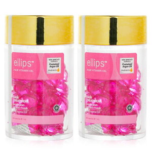 �G���b�v�X Hair Vitamin Oil - Hair Treatment Duo 2x50capsules Ellips Hair Vitamin Oil - Hair Treatment Duo 2x50capsules �������� �y�y�V�C�O�ʔ́z