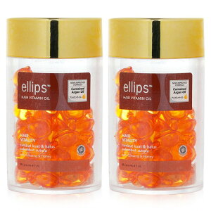 �G���b�v�X Hair Vitamin Oil - Hair Vitality Duo 2x50capsules Ellips Hair Vitamin Oil - Hair Vitality Duo 2x50capsules �������� �y�y�V�C�O�ʔ́z