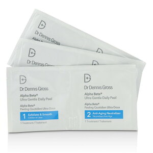 �h�N�^�[�f�j�X�O���X �A���t�@ �x�[�^ �E���g�� �W�F���g�� �f�C���[ �s�[�� 30 Treatments Dr Dennis Gross Alpha Beta Ultra Gentle Daily Peel 30 Treatments �������� �y�y�V�C�O�ʔ́z