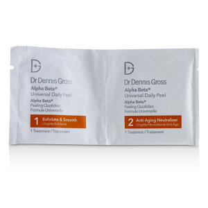 �h�N�^�[�f�j�X�O���X �A���t�@ �x�[�^ ���j�o�[�T�� �f�C���[ �s�[�� 5 Treatments Dr Dennis Gross Alpha Beta Universal Daily Peel 5 Treatments �������� �y�y�V�C�O�ʔ́z