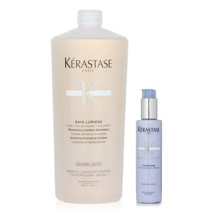 PX^[[ Blond Absolu Set 1: Shampoo & Fortifying Heat-Protecting Serum (Lightened or Highlighted Hair) 2pcs Kerastase Blond Absolu Set 1: Shampoo & Fortifying Heat-Protecting Serum (Lightened or Highlighted Hair) 2pcs  yyVC