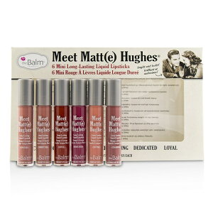 �U�o�[�� Meet Matt(e) Hughes 6 Mini Long Lasting Liquid Lipsticks Kit Vol.1 6x1.2ml �������� �y�y�V�C�O�ʔ́z