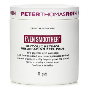 �s�[�^�[�E�g�[�}�X�E���X Even Smoother Glycolic Retinol Resurfacing Peel Pads 60pads �������� �y�y�V�C�O�ʔ́z