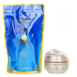 ������ Shiseido Ultimate Sun Protector Lotion SPF 50+ Sunscreen (for Face and Body) + Benefiance . Smoothing Eye Cream 2pcs �������� �y�y�V�C�O�ʔ́z