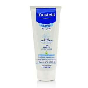 ���X�e�� 2 �C�� 1 �{�f�B �w�A �N�����W���O �Q�� - For �m�[�}�� �X�L�� 200ml Mustela 2 In 1 Body Hair Cleansing gel - For Normal Skin 200ml �������� �y�y�V�C�O�ʔ́z